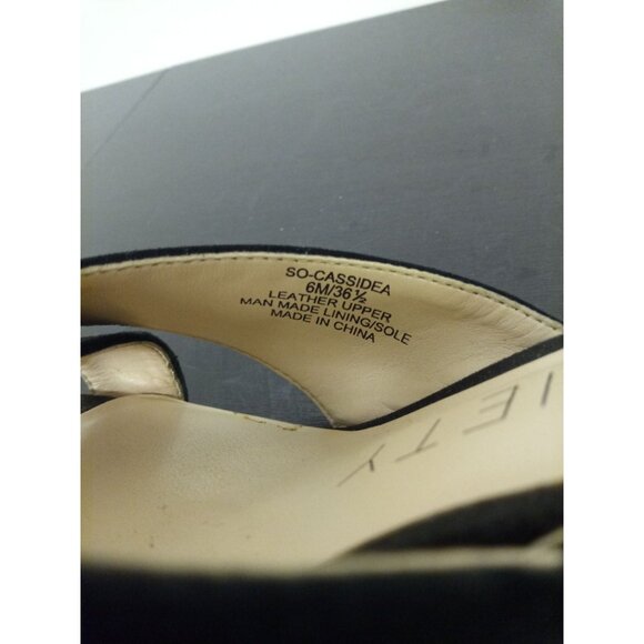 Sole Society Black Cassidea Kitten Heels Size 6M - Picture 8 of 8